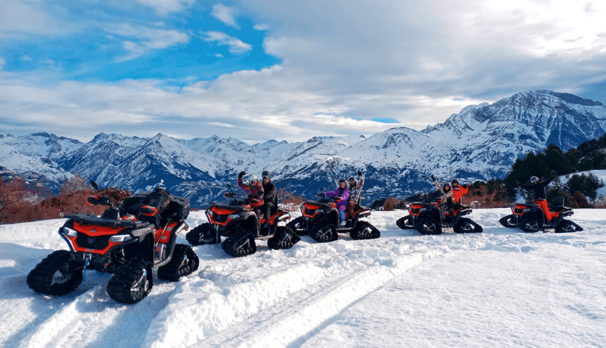 Motos de nieve 4×4 Tena Park