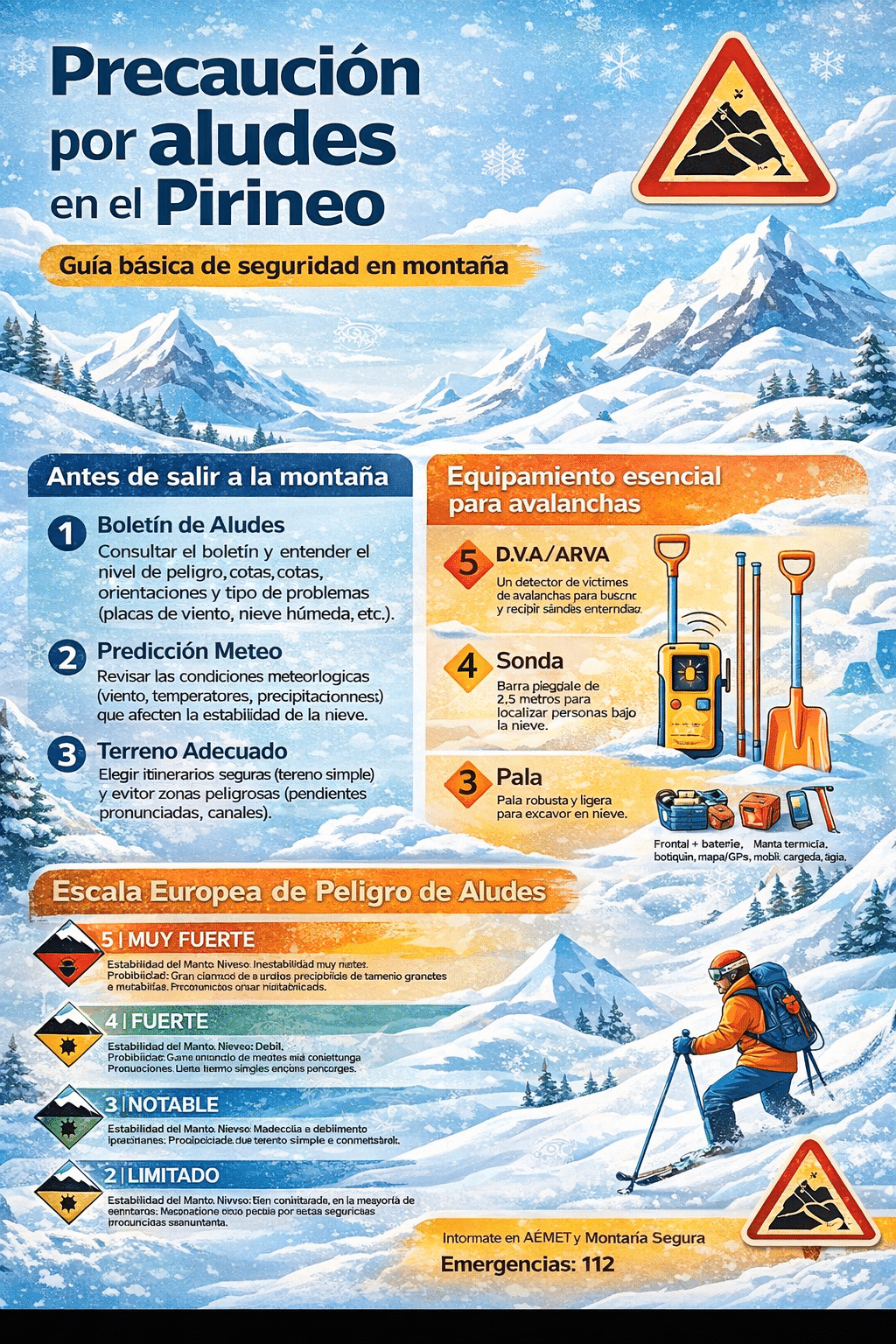 Guia de seguridad Aludes en el Pirineo